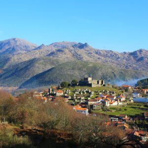 Fortified castles in Northern Portugal set amidst the mountains of the Peneda-Gerês National Park